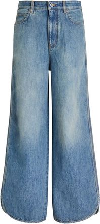 Loewe Wide-leg Jeans - Denim - 34 (UK6 / XS)
