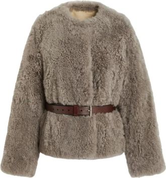 P.A.R.O.S.H. Giacche in ecopelliccia e shearling - - Jackets - Donna - Grigio - S