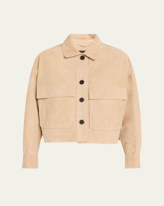 Arma Miri Boxy Lambskin Suede Jacket