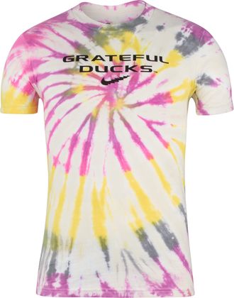 Nike Mens Friend of the Ducks Tie-Dye T-Shirt in White | NIKGD036T01-TYD