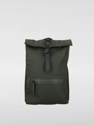 Rains Zaino Rolltop Rucksack impermeabile in poliestere con chiusura a gancio