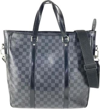 Louis Vuitton Pre-owned Vintage Damier Graphite Tote Bag - Heren - Vintage Shopper - Zwart - ONE Size - Vintage