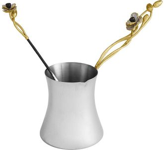 Michael Aram Anemone Large Coffee Pot & Spoon