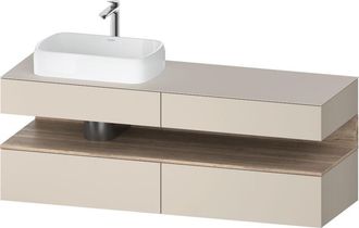 Duravit Qatego Consola Mueble Bajo Lavabo, 2 Extensiones, 2 - Duravit