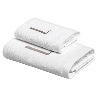 Biancoperla MONOGRAM Face Towel + Guest Set, L