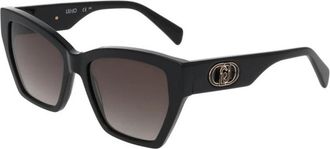 Liu Jo Authentieke stijlvolle brillen met eersteklas service - Dames - Zonnebrillen - Zwart - 55 MM - Accessoires