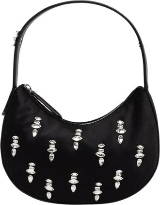 Karl Lagerfeld Kleine Schoudertas - Dames - Schoudertassen - Zwart - ONE Size - Leer - Tassen