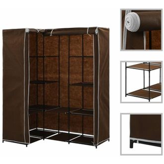 vidaXL Armario De Esquina Marr&oacute;n 130x87x169 Cm Vidaxl