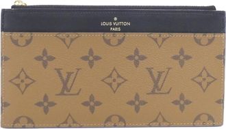 Louis Vuitton Brown Coated Canvas Coin Purse/Coin Case (Pre-Owned)