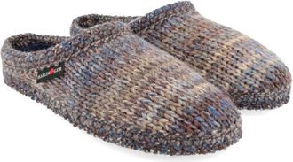 Haflinger Walktoffel Tricot&eacute; Hausschuhe - Unisex | grau
