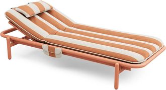 Fatboy Sunbun Outdoor Daybed, terracotta / stripe orange