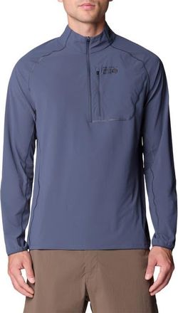 Mountain Hardwear Sunshield Half Zip in Moon Blue at Nordstrom, Size Xx-Large