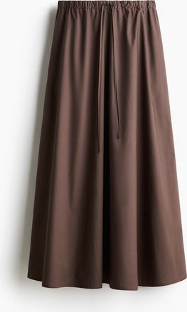 H&M Maxi-Tellerjupe - Brown
