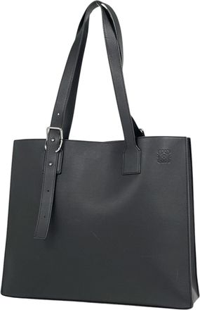 Loewe Black Leather Tote Bag (Pre-Owned)
