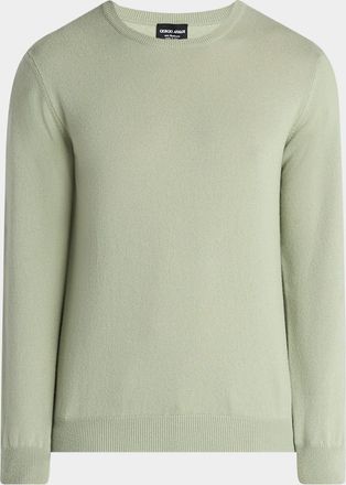Giorgio Armani Mens Cashmere Crewneck Sweater