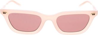 Gucci Accessoires, unisex, Roze, ONE Size, Zonnebril