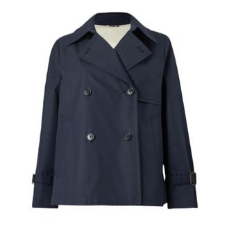 Max Mara Trench Coats, female, Blue, Size: XS Wkdbiglia Trench Coat