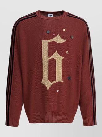adidas song for the mute adi006 striped knit crewneck