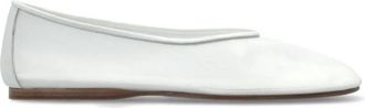 Forte_Forte Transparante Ballerinas - Dames - Ballerinas - Wit - 38 EU - Leer - Schoenen