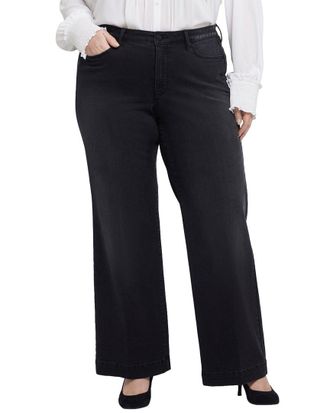NYDJ Plus Teresa Crosswinds Wide Leg Jean