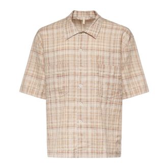 Sunflower Short Sleeve Shirts, male, Beige, Size: XL Short Sleeve Shirt