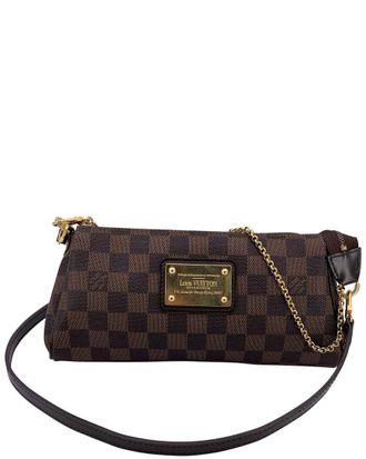 Louis Vuitton Brown Cotton Eva (Authentic Pre-Loved)