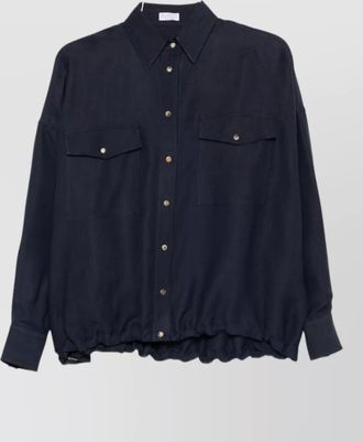 Brunello Cucinelli linen blend shirt