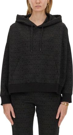 Moschino Oversized Black Sweatshirt