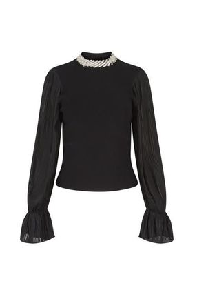 Anne Fontaine Brianca Top in Black at Nordstrom, Size Large Eu