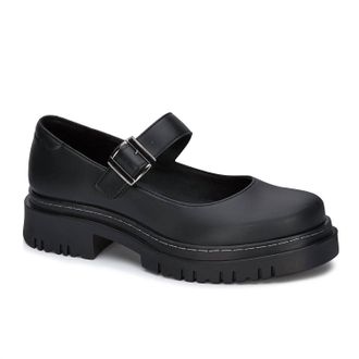 Andrea Womens Platform Mary Janes Shoes In Black