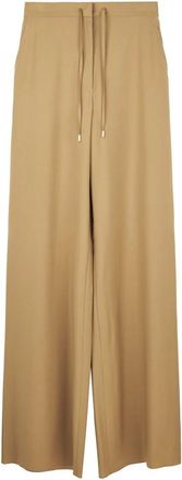 Max Mara Wide Trousers, female, Brown, Size: 3XS Corone Trousers
