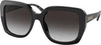Michael Kors MK2140 MANHASSET 30058G Womens Sunglasses Black Size 55
