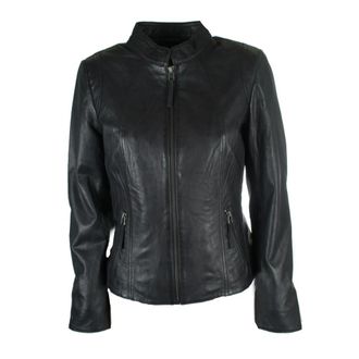 BTF-CPH Dames, Jassen, Zwart, Maat: 6XL Leer