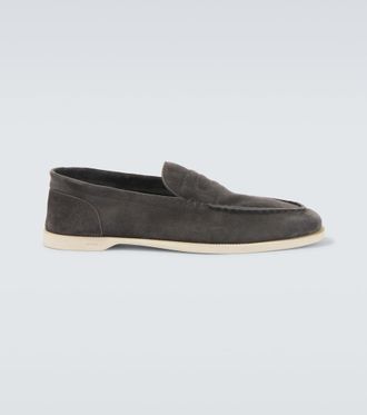 John Lobb Pace suede loafers