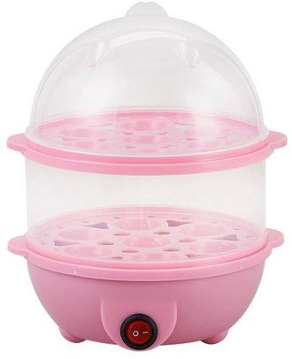 OEM Vaporera Multifuncional De Doble Capa Para Huevos Con Hornillo Autom&aacute;tico Steamboat Vaporera El&eacute;ctrica Para Huevos (rosa)