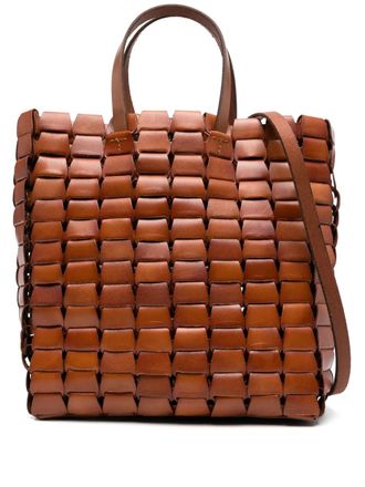 Dragon Diffusion leather tote bag - women - Leather - OS - Brown