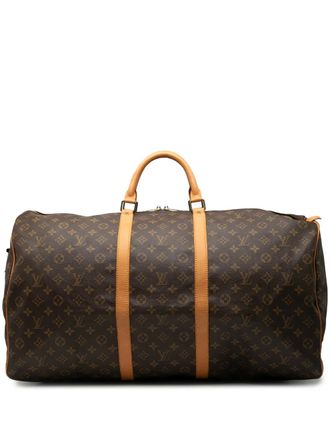 Louis Vuitton 1991 Monogram Keepall 60 travel bag - Brown