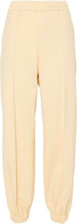 Fabiana Filippi straight-leg trousers - women - Elastane/Polyester/Viscose/Polyester - 38 - Yellow