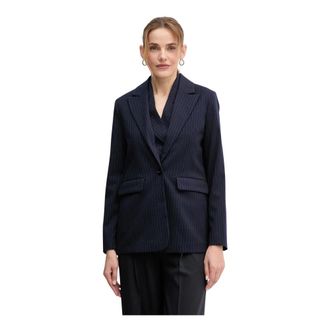 Benetton Dames, Jassen, Blauw, Maat: XS Leer
