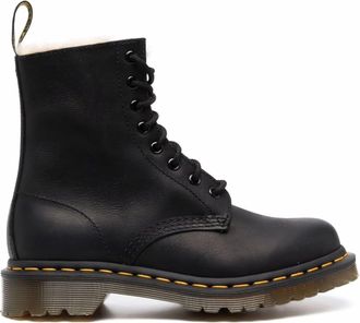 Dr. Martens 1460 Serena Shearling Lined Leather Boots