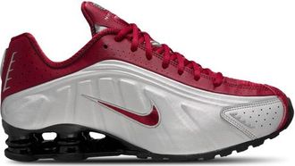 Nike Mens Shox R4 - Shoes Metallic Silver/Team Crimson/Black Size 10.0