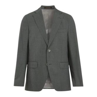 Oscar Jacobson Blazer Fogerty - - Jackets - Uomo - Verde - M