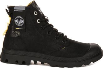 Palladium Lace-up Boots, male, Black, 9 UK, Black Hi-Top Surplus Boots Unisex