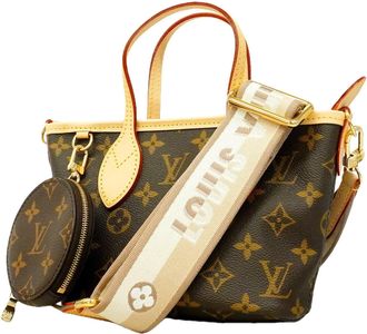 Louis Vuitton Beige Brown Tote Bag (Pre-Owned)