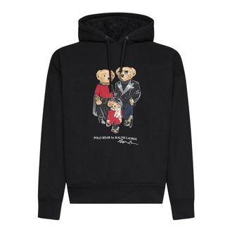 Polo Ralph Lauren Polo Bear Hoodie - Heren - Hoodies - Zwart - 2XL - Katoen - Hoodies & sweatvesten