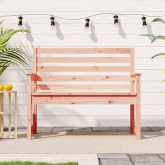 vidaXL Vidaxl - Banco De Jard&iacute;n Madera Maciza Abeto De Douglas 109x48x91,5 Cm