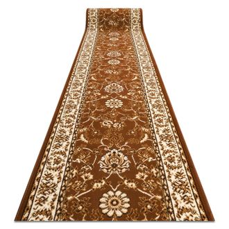 RugsX RugsX Bcf Morad Runner in Brown | Size: 150 cm x 390 cm