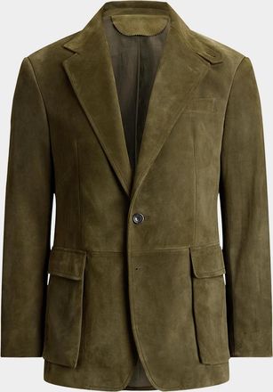 Polo Ralph Lauren Suede Single-Breasted Sport Coat