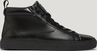 Belstaff Forber Trainer Nappa Leather Black Size UK 6