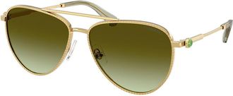 Swarovski SK7031 4017E8 Womens Sunglasses Gold Size 59